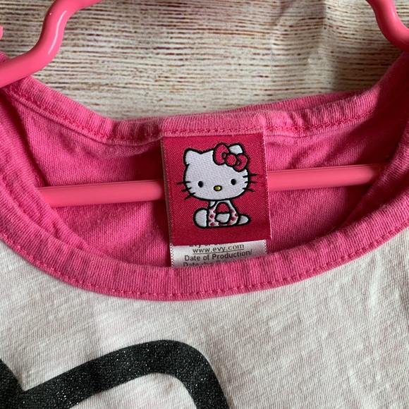 HELLO KITTY | T-shirt Tank Top Pink Combo - Picture 4 of 10